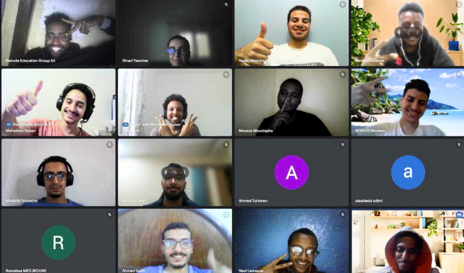 A2SV remote education session